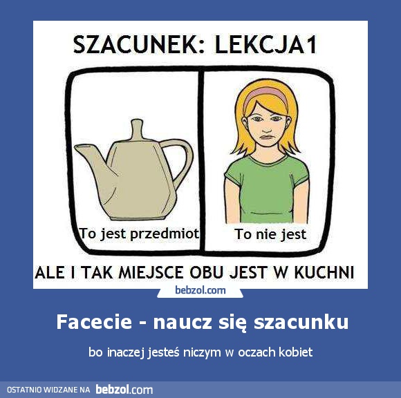 Facecie - naucz się szacunku