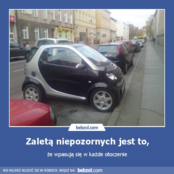 Zaletą niepozornych jest to,