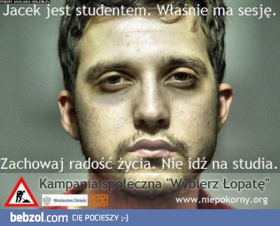 Jacek jest studentem