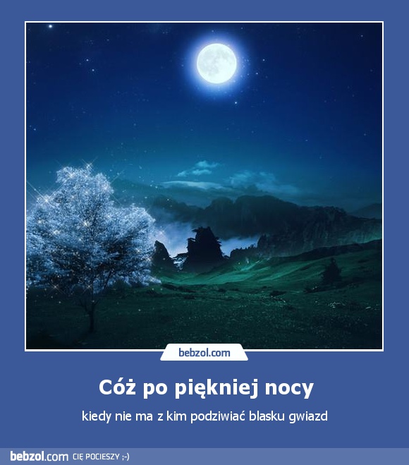 Cóż po piękniej nocy