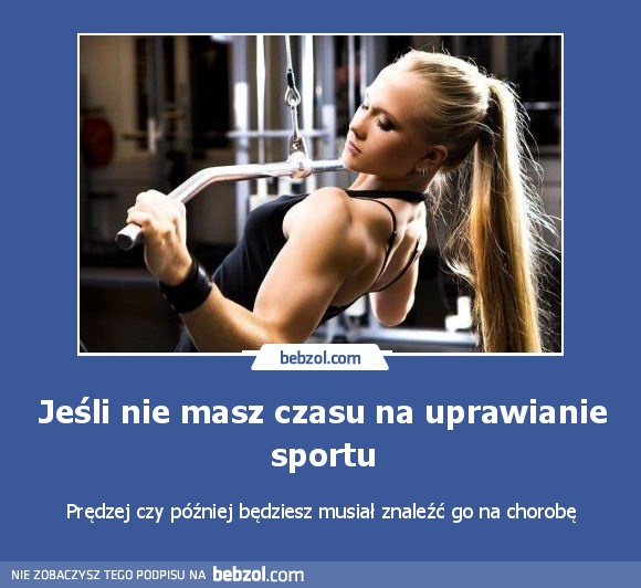 Jeśli nie masz czasu na uprawianie sportu
