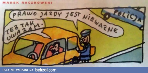 Prawo jazdy jest nieważne