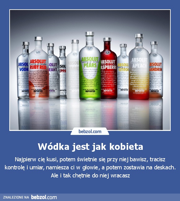 Wódka jest jak kobieta