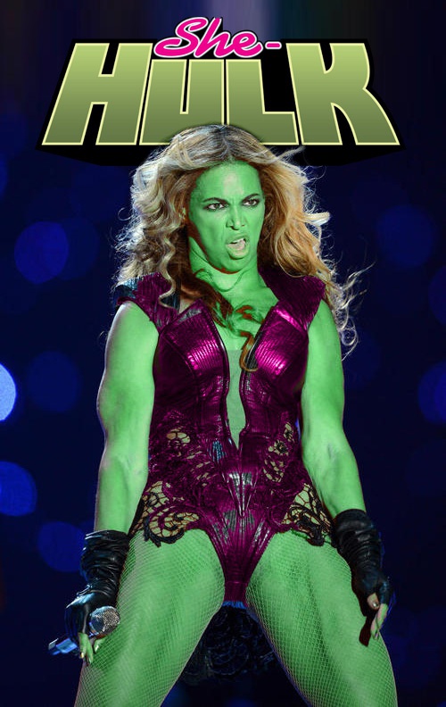 Beyonce-Hulk podbija internet