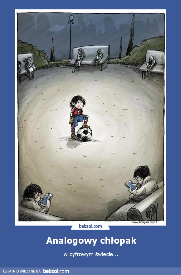 Analogowy chłopak