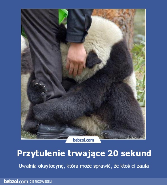 Przytulenie trwające 20 sekund