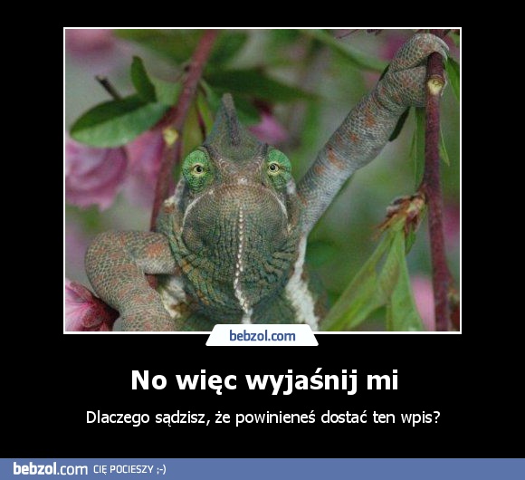 No więc wyjaśnij mi