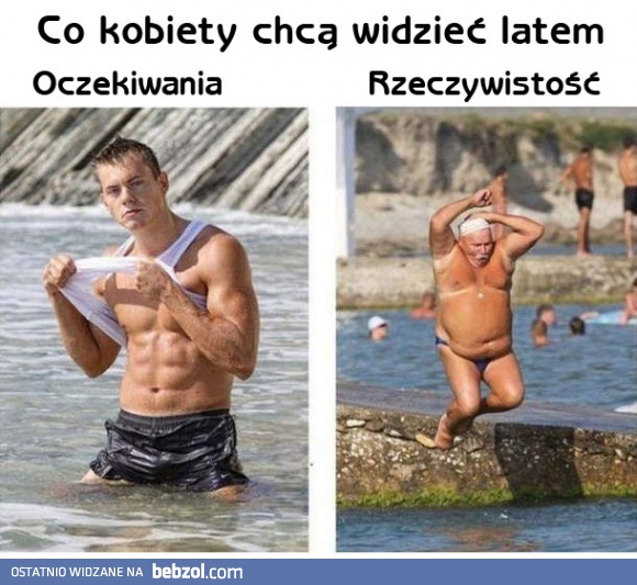 Co kobiety chcą widzieć latem