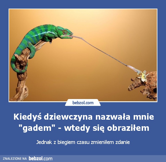 Kiedyś dziewczyna nazwała mnie 