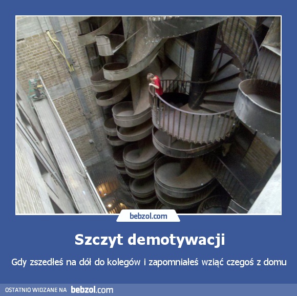 Szczyt demotywacji