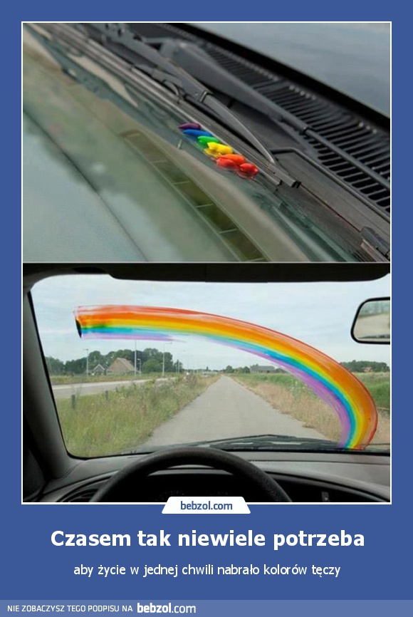 Czasem tak niewiele potrzeba