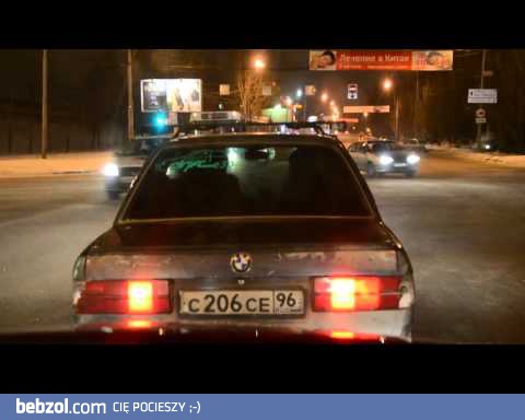 Rosyjska Jazda-drift BMW