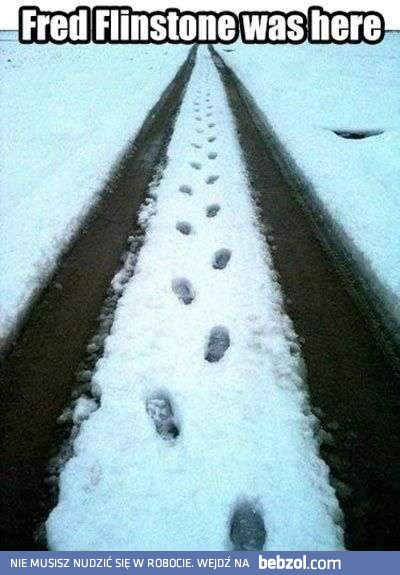 Fred Flinstone tu był