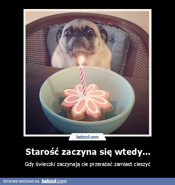 Starość zaczyna się wtedy...