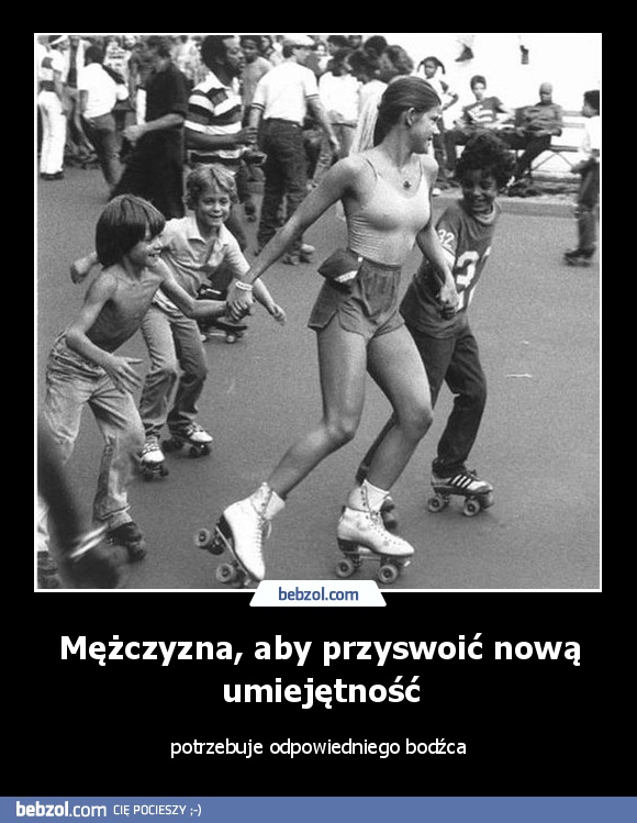 Mężczyzna, aby przyswoić nową umiejętność