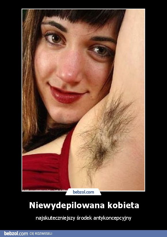 Niewydepilowana kobieta