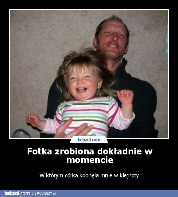 Fotka zrobiona dokładnie w momencie