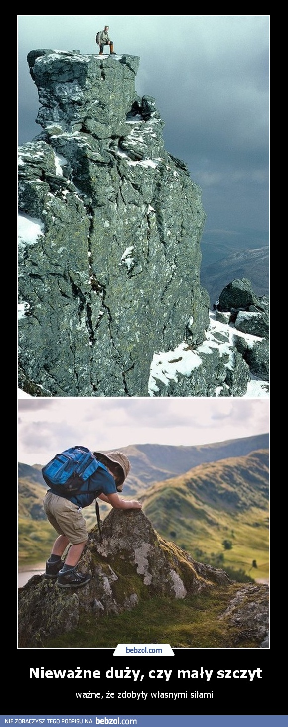 Nieważne duży, czy mały szczyt