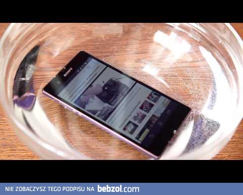 Kupując Sony Xperia Z nie umoczysz 