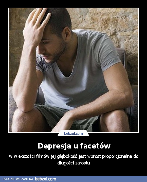 Depresja u facetów