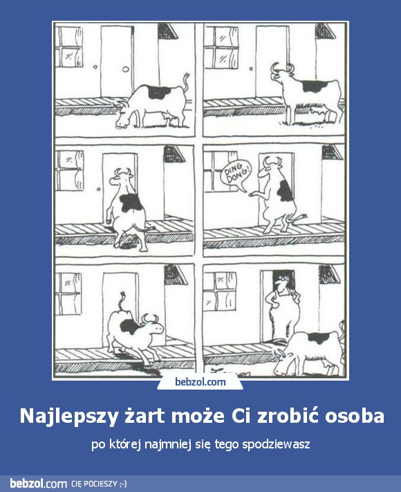 Najlepszy żart może Ci zrobić osoba