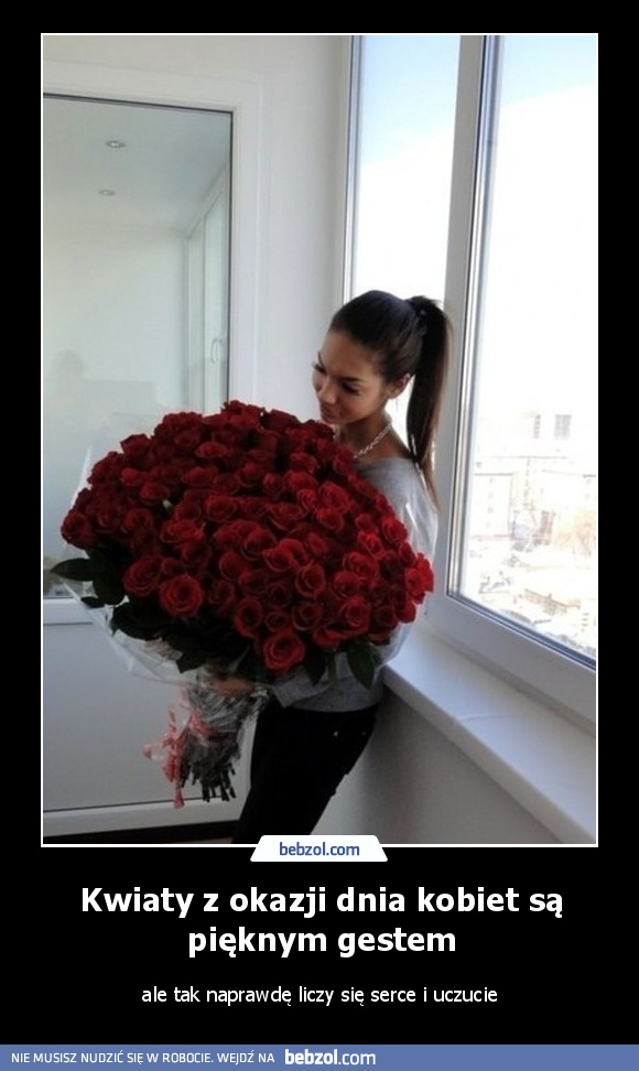 Kwiaty z okazji dnia kobiet są pięknym gestem