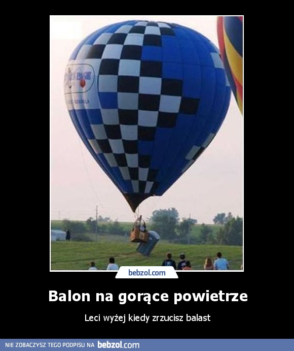 Balon na gorące powietrze