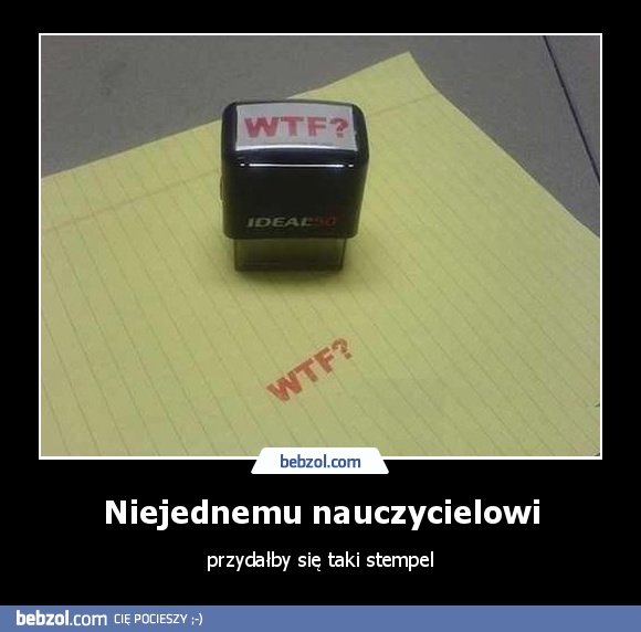 Niejednemu nauczycielowi