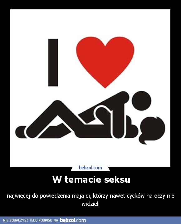 W temacie seksu
