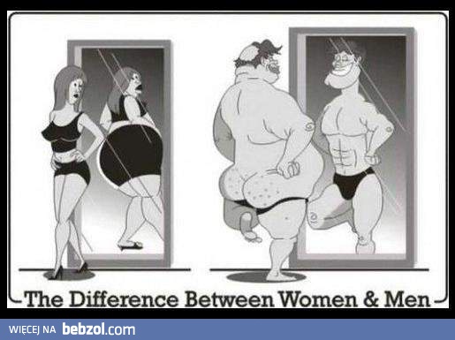 Różnica między mężczyzną, a kobietą
