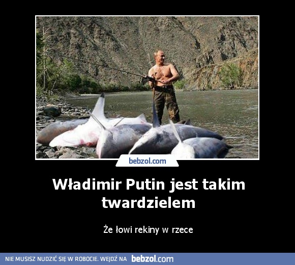 Władimir Putin jest takim twardzielem