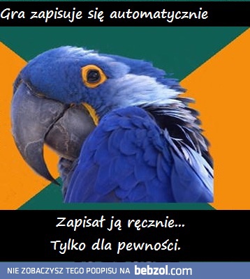 Zapisał grę