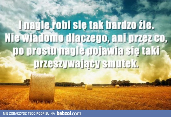 Smutek