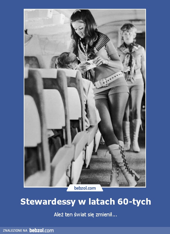 Stewardessy w latach 60-tych