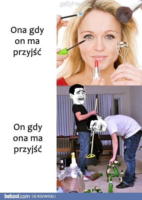 Gdy on/ona ma przyjść