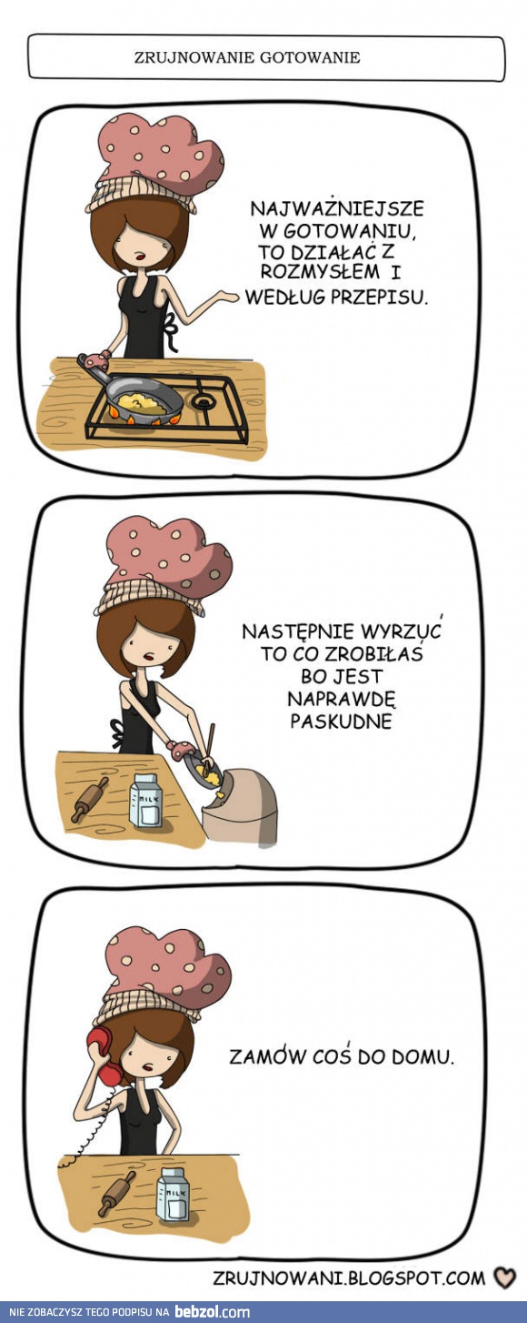 Krótka instrukcja gotowania