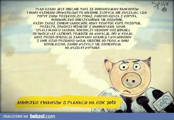 Plan rządu na rok 2013