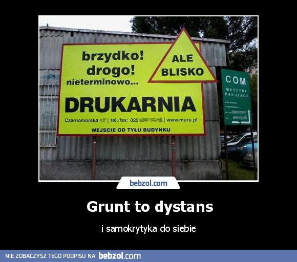 Grunt to dystans
