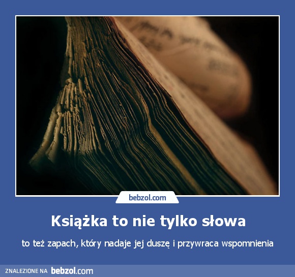 Książka to nie tylko słowa