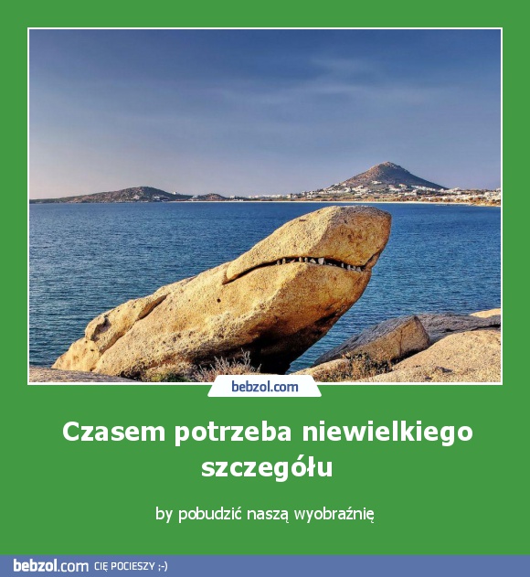 Czasem potrzeba niewielkiego szczegółu
