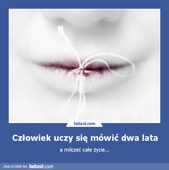 Człowiek uczy się mówić dwa lata