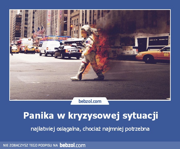 Panika w kryzysowej sytuacji