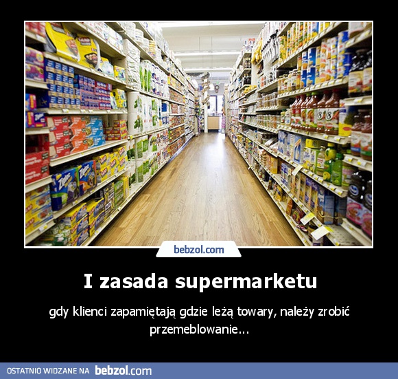 I zasada supermarketu
