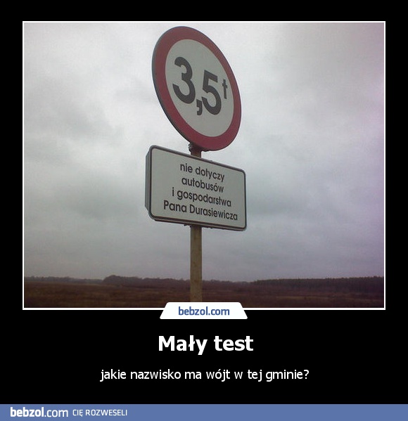 Mały test