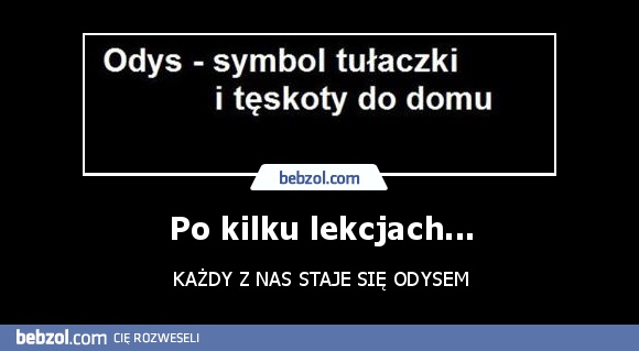 Po kilku lekcjach...