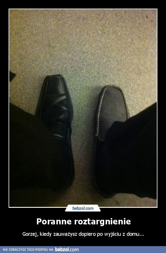 Poranne roztargnienie