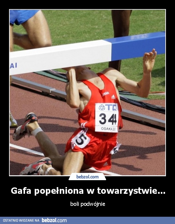 Gafa popełniona w towarzystwie...