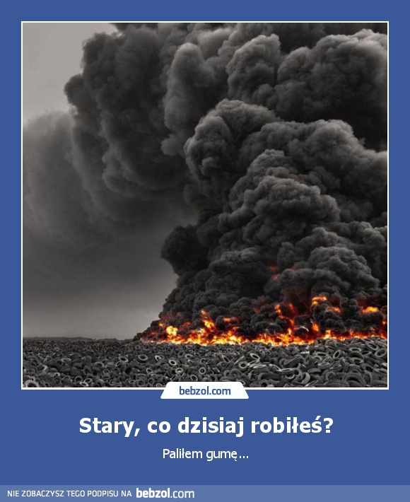 Stary, co dzisiaj robiłeś?