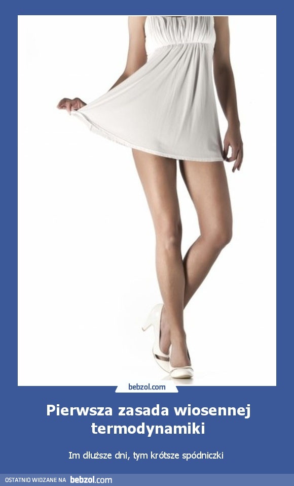 Pierwsza zasada wiosennej termodynamiki