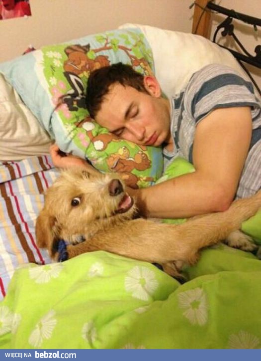 Pancio się ucieszy jak się obudzi!